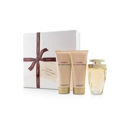 La Panthere Coffret: Eau De Parfum Legere Spray 75ml/2.5oz + Perfumed Body Lotion 100ml/3.3oz + Perfumed Shower Gel 100ml/3.3oz  3pcs