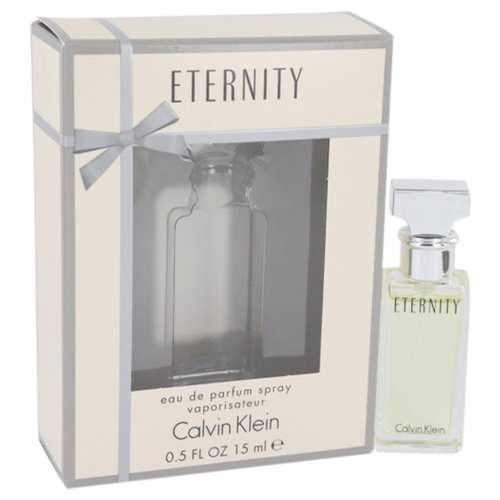 ETERNITY by Calvin Klein Eau De Parfum Spray .5 oz (Women)