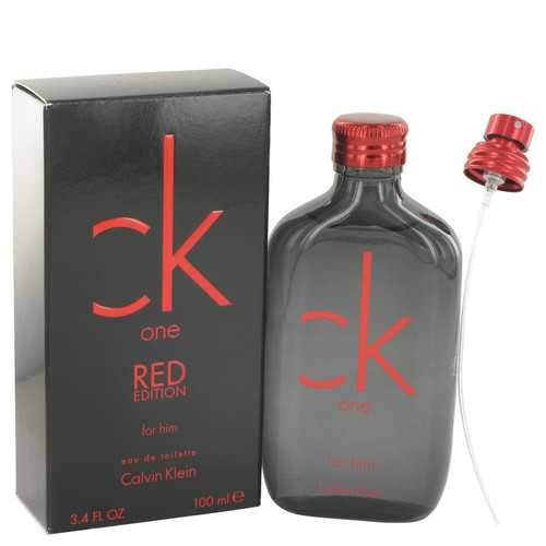 CK One Red by Calvin Klein Eau De Toilette Spray 3.4 oz (Men)